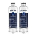 GLACIER FRESH DA97-17376B HAF-QIN Water Filter Replacement for Samsung HAF-QIN/EXP, DA97-08006C, RF23M8070SG, RF23M8070SR, RF23M8090SG, RF23M8090SR, RF23M8570SR, RF23M8590SG (2 Pack)