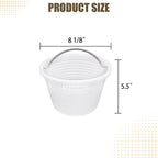 Verplexter Handle Basket Replacement Bermuda Gunite Pentair 516112,Compatible with Waterway Skimmer Basket 542-3240/542-3240B for Renegade Skimmers Pool Basket, Stainless Steel Handle