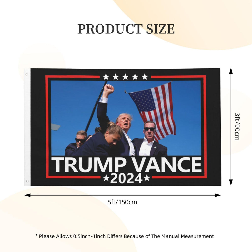 Trump Vance Flag Trump 2024 Flag 3x5 Double Sided Outdoor Flags Tapestry For Room Indoor Outdoor Decoration Gifts