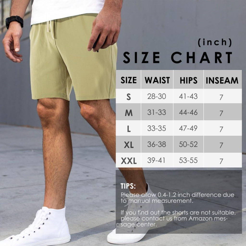 Men's Outdoor Shorts Casual Elastic Waist Drawstring Summer Beach with Pockets Lightweight Hiking Quick Dry Sports Shorts-S Dark Gray