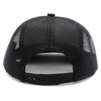 DailyCarry Trump 2024 USA Embroidered Hat Take America Back Hat Donald Trump Hat Black Red Adjustable Baseball Cap (Trump Vance 24 Black Gray)
