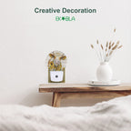 EKOBLA Rustic Farmhouse Cattle Night Light Cattle with Yellow Sunflower Night Lights Plug into Wall Auto on/Off LED Lamp Sleep Friendly for Boys Girls Seniors Elderly