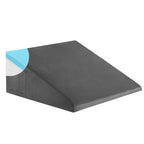 Bedluxe Bed Wedge Pillow for Sleeping, 12 Inch Memory Foam Wedge Pillow Post Surgery, Triangle Pillow Wedge, Elevated Support Pillows for Sleeping, Acid Reflux & Snoring - Removable Washable Cover
