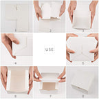 MESHA Gift Boxes 3x3x3'' 1600 Pack White, Small Cardboard Gift Box with Lids Bridesmaid Proposal Gifts Box, Gift Boxes Bulk for Present, Bridal, Wedding, Party, Groomsmen, Cupcake Box