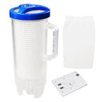 Large Pool Leaf Catcher,Leaf Canister for Pool Vacuum, in-line Pool Filter Canister with Mesh Basket, Compatible with Hayward Automatic & Manual Suction Pool Cleaners