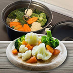 Veggie Steamer Basket - Large - Fits Instant Pot Pressure Cooker 3, 5, 6 Qt & 8 Quart - 100% Stainless Steel - Accessories Include Safety Tool + Julienne Peeler + eBook - For Instapot