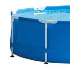 Intex 28200EH 10 Foot x 30 Inch 4 Person Outdoor Metal Frame Above Ground Round Swimming Pool with Easy Set-Up (Pump Not Included)