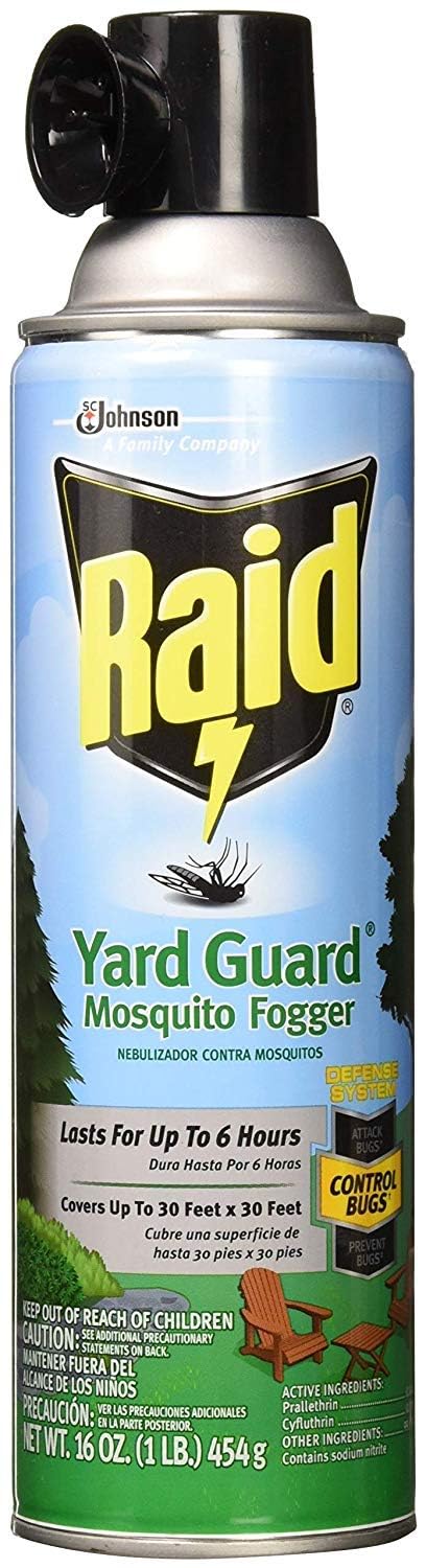 Raid Yard Guard Mosquito Fogger 16 Ounce (Pack of 2)