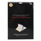 50pcs Transparent Tattoo Transfer Paper, Clear Pattern Thermal Tattoo Transfer Film Paper Tattoo Stencil Transfer Tattoo Transfer Paper Kit for Tattooing