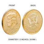 Donald Trump Gifts for Men, MAGA Magnetic Bottle Opener with Gold Plated Collectibles Coin
