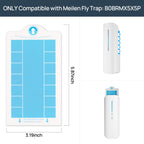 Meilen 5 Pack Replacement Glue Boards for Meilen QH009A Dot,Refills Glue Cards for Meilen QH009A Plug-in Indoor Insect Trap,Mosquito Trap Refills Glue Cards,Mosquito Killer Glue Pads