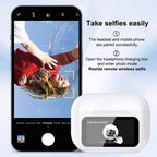 Wireless Earbuds with Multifunctional Touch Screen & 16 Language Switching Bluetooth 5.4 High-Fidelity Stereo Sound Clear Calls Compatible with Android & iOS