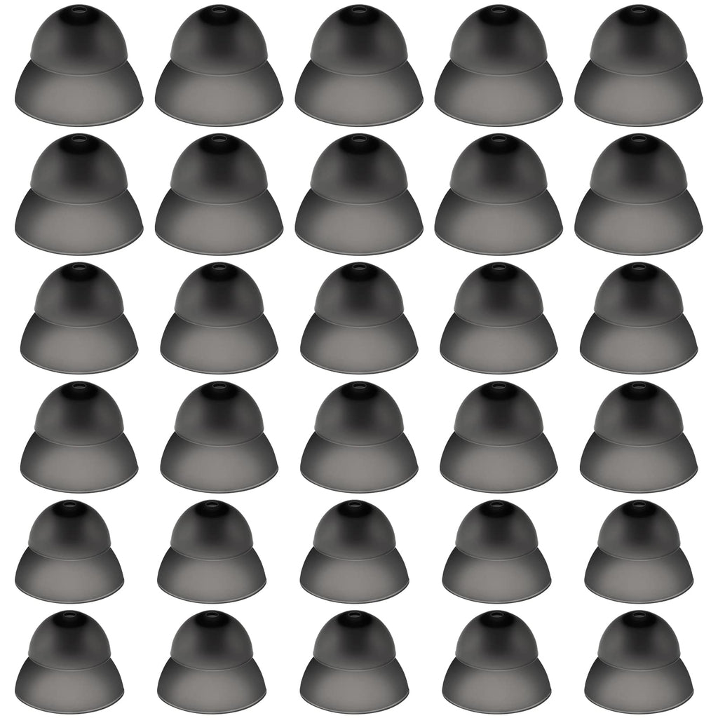 30 Pcs Dome Hearing Aid Silicone Hearing Aid Domes Hearing Aid Power Domes Medium Power Domes Small Close Domes Ear Tips Hearing Direct Domes Large Power Dome for Hearing Resound Accessories(Black)