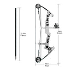 Archery Bow Set Compound Bow Stainless Steel Training Bow Outdoor Sports Hunting Cool Stuff Professional Competition