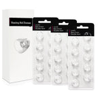 (30 Pcs) Hearing Aid Domes Accessories for Oticon Replacements, Oticon MiniFit (Double Vent 8mm) Domes, Universal Domes for Oticon Hearing Aid Supplies Kits, Fit Aid Parts for Optimal Performance