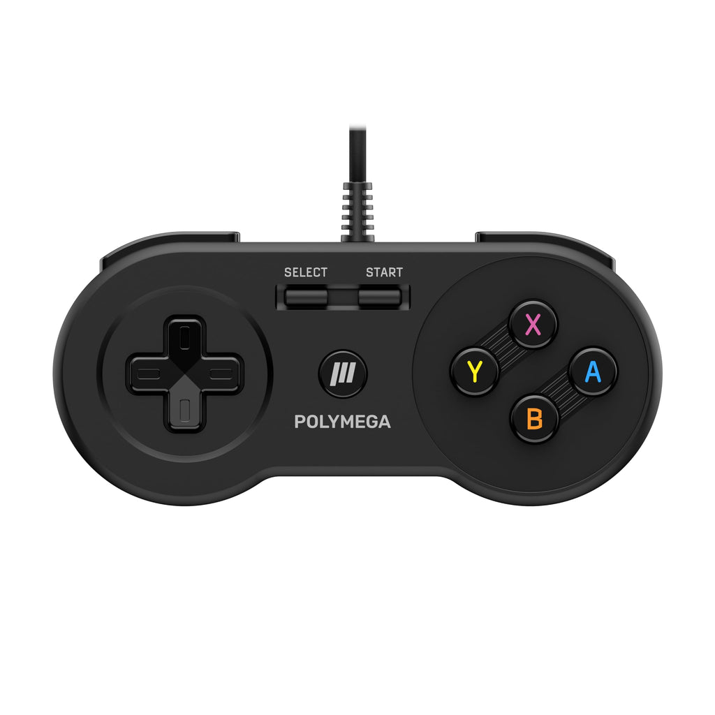 Polymega® Super Retro Controller (RC02) - Wired Connection For SNES Style Controller Ports