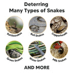 XLCKODY Snake Repellent for Yard, Snake Deterrent Outdoor, Snake Away Repellent for Garden/Lawn, Backyard Snake Repellent, Covers 120 Sq Ft, Lasts Up to 60 Days, 8Packs
