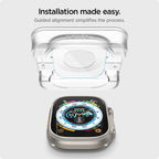 Spigen EZ Fit Tempered Glass Screen Protector for Apple Watch Ultra 2, Apple Watch Ultra (49mm) - 2 Pack
