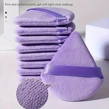 14-Piece All-Purpose Makeup Sponge Puff Set, includes3 Powder Puffs,3 Mini Air Cushion Puffs, 3 BeautyBlenders & 3 Mini Beauty Blenders, Purple