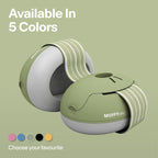 Alpine Muffy Baby Ear Protection for Babies and Toddlers up to 36 Months - CE & ANSI Certified - Noise Reduction Earmuffs - Comfortable Baby Headphones Against Hearing Damage & Improves Sleep - Green