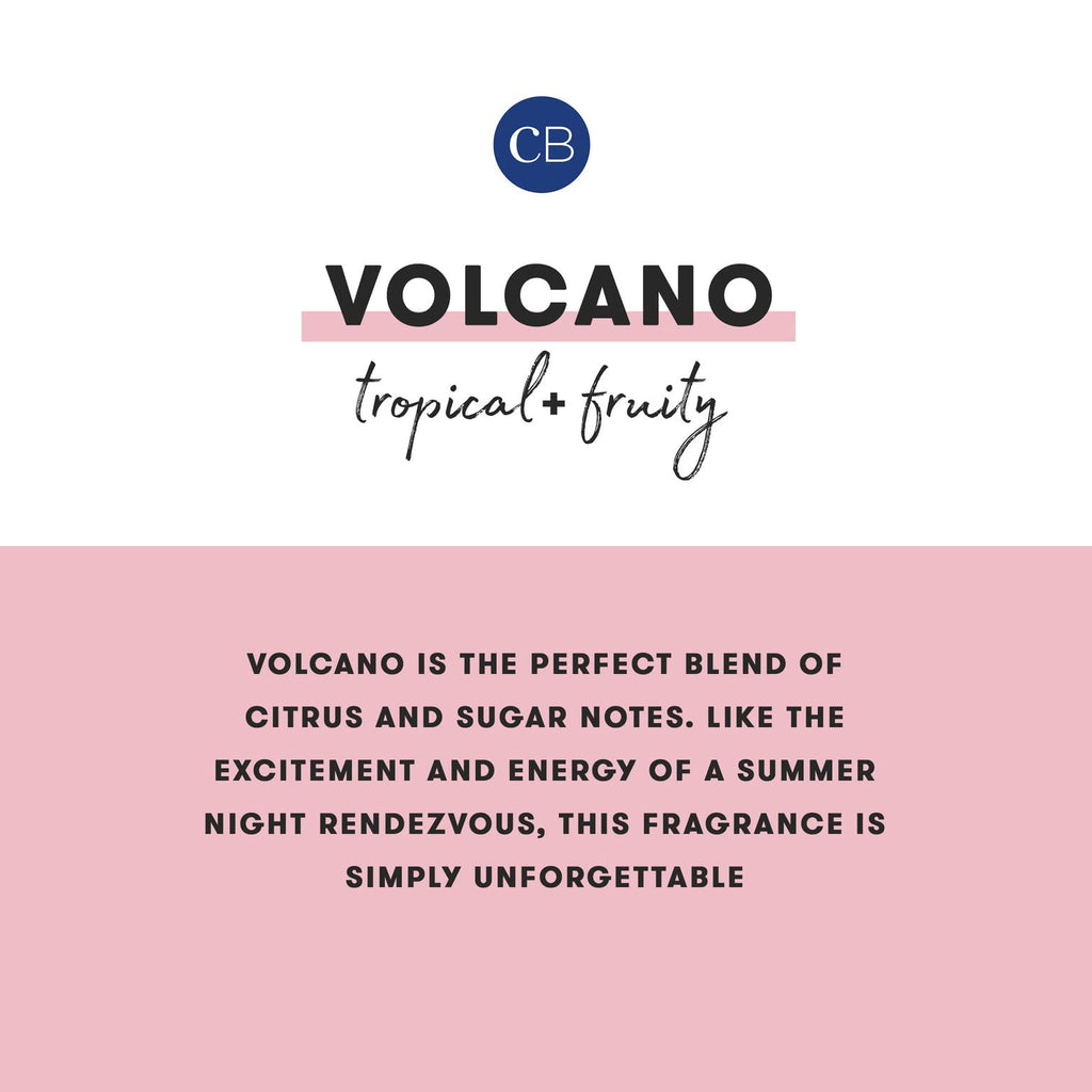 Capri Blue Volcano Candle - Pattern Play Petite Glass Jar Candle - Luxury Aromatherapy Soy Candle - Sugared Citrus Scented Candle (8 oz)