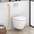 36 Inch Anti Slip Shower Grab Bar Gold, Munzong 2 Pack Bathroom Grab Bar, Knurled Bathroom Balance Bar,Safety Hand Rail Support Handicap Elderly Injury Senior Assist Bath Handle