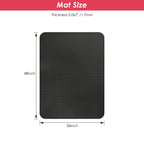 Vicwe Gaming Chair Mat for Hardwood Floor, 48"×36" Office Chair Mat, PVC Computer Chair Mats, Easy Glide, Floor Protector for Rolling Chair-Black