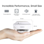 X-Sense Mini Smoke Alarm, 10-Year Battery Fire Alarm Smoke Detector with LED Indicator & Silence Button, XS01, 3-Pack