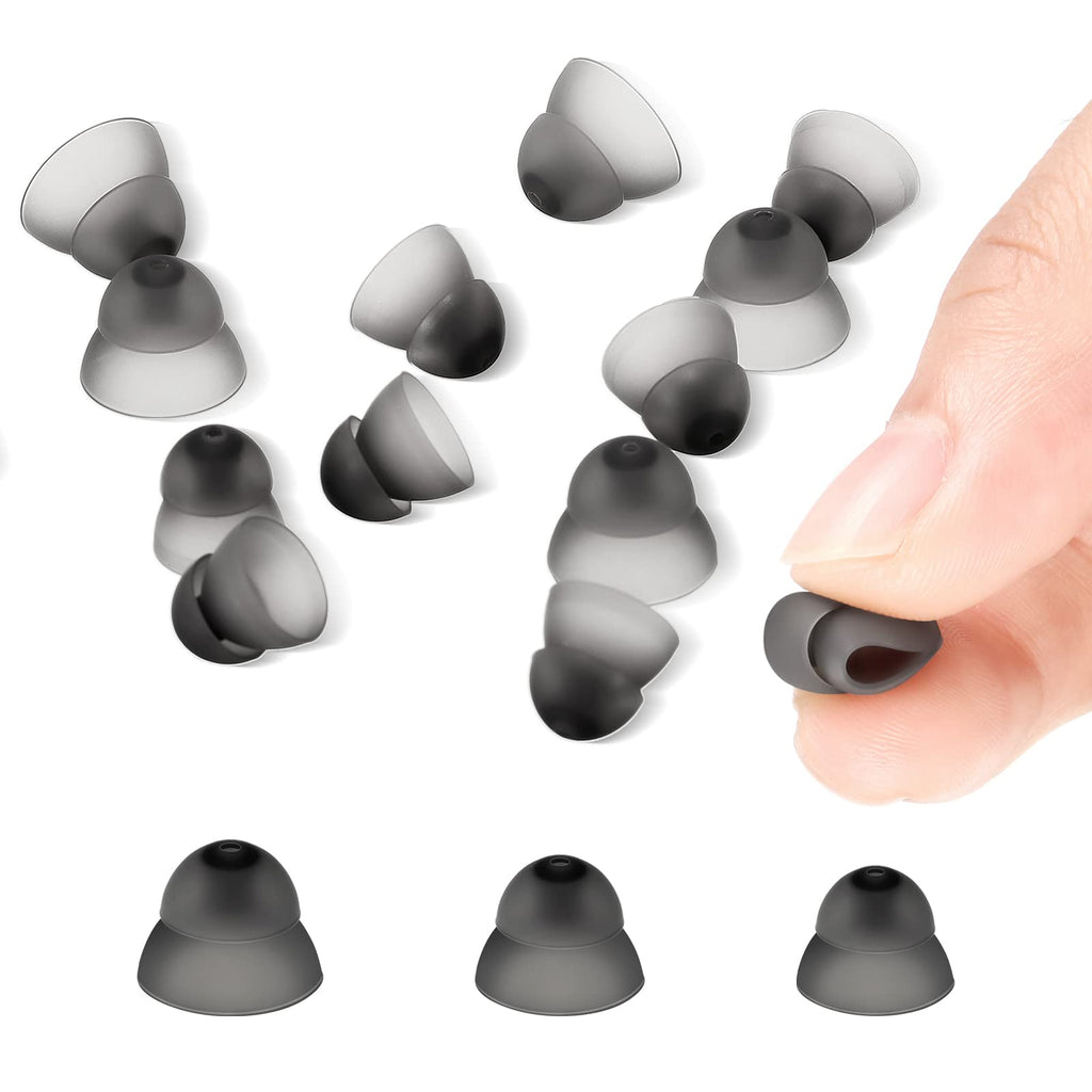 30 Pcs Dome Hearing Aid Silicone Hearing Aid Domes Hearing Aid Power Domes Medium Power Domes Small Close Domes Ear Tips Hearing Direct Domes Large Power Dome for Hearing Resound Accessories(Black)