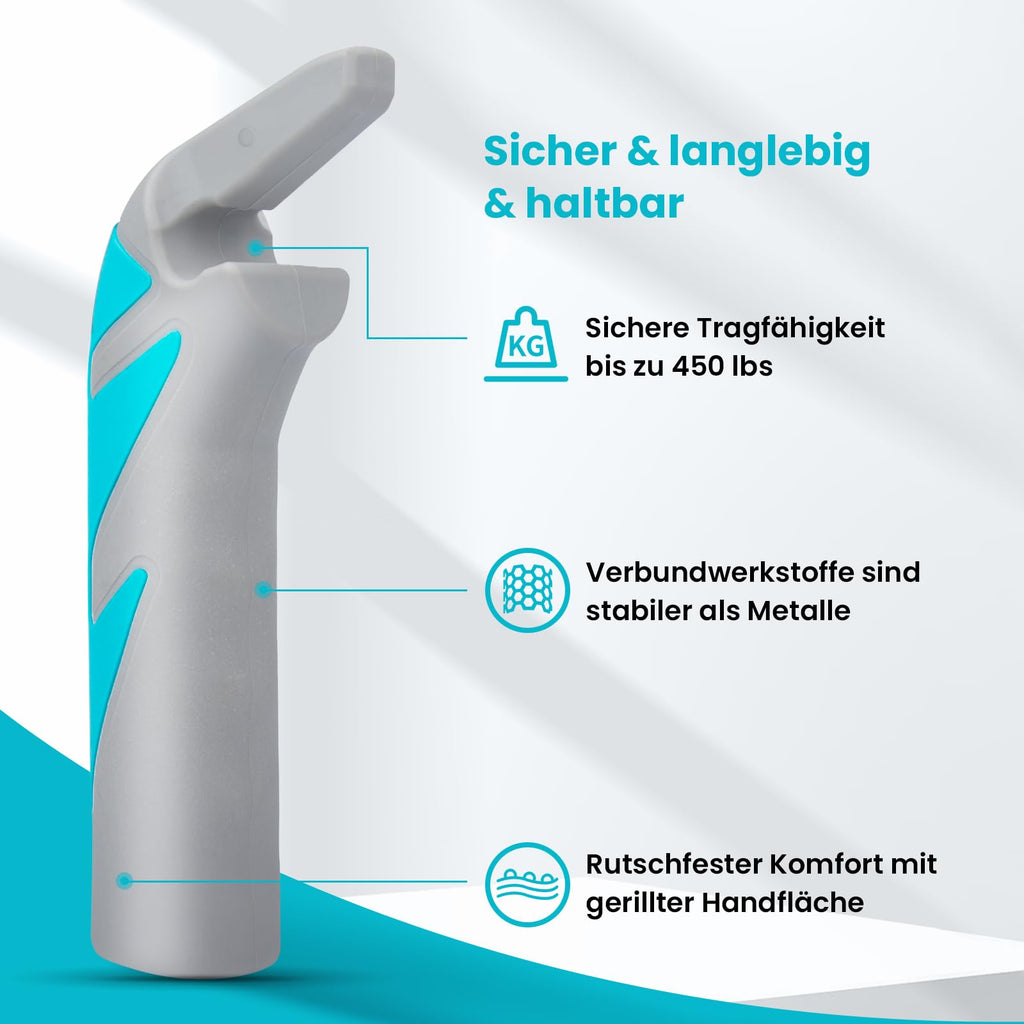 MOSKESON Car Handle Assist for Elderly: Standing Mobility Safety Tip Auto to Help Get Out - Portable Bar Car Support Handle for Elderly & Seniors & Handicap