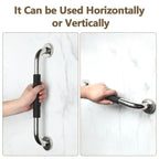 2 Pack Grab Bars for Bathroom, 16 Inch Anti Slip Bathroom Handicap Grab Bars for Showers, Safety Bath & Shower Grab Bar for Seniors, Shower Handles for Elderly, Tesuchan