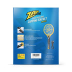 ZAP IT! Bug Zapper Rechargeable Bug Zapper Racket W/ Blue Light Attractant, 4,000 Volt, USB Charging Cable
