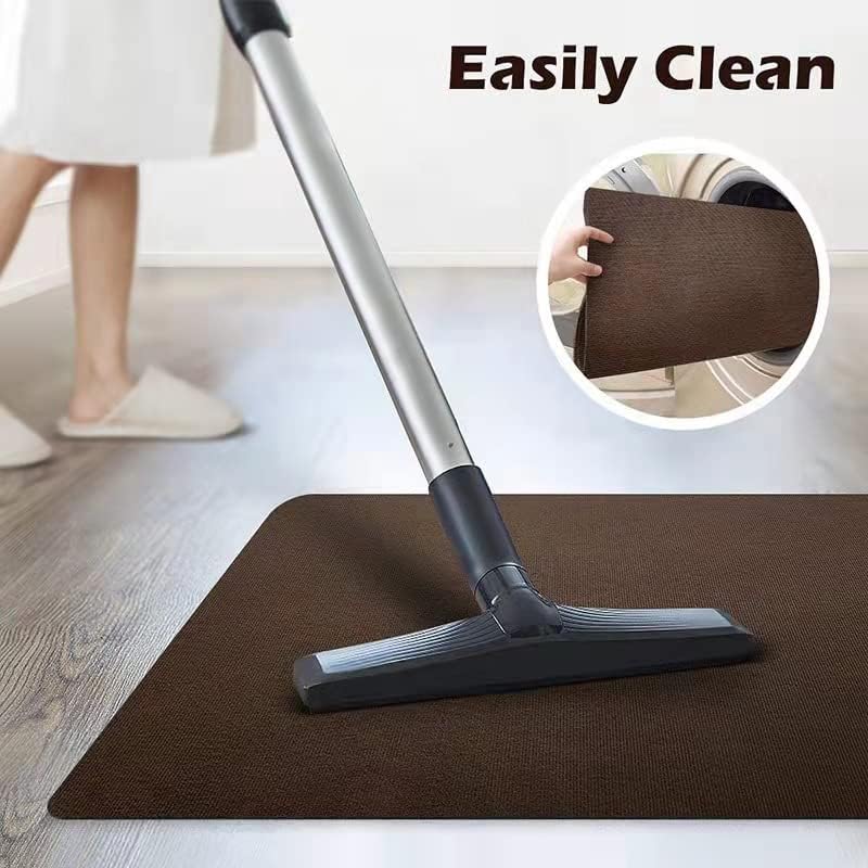 Office Chair Mat for Rolling Chairs, Anti-Slip Office Desk Chair Mat for Hardwood Floors,Multi-Purpose Floor Protector Chair Rug for Home&Office Large 55"x35" Freely Cuttable (Black)