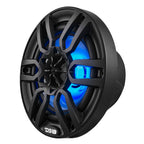 DS18 HYDRO NXL-6 - High End Coaxial Speaker Pair - 2-Way Marine Speaker w/Integrated RGB Lights - 300 Watt - 100% UV Stable - Water Resistant Speakers - 6.5 Inches, Black
