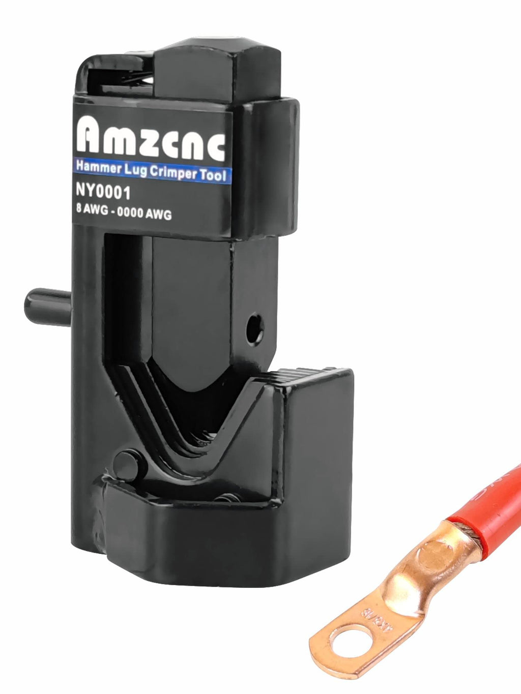 Hammer Lug Crimper Tool - 0000 AWG Battery and Welding Cables( 8 AWG TO 4/0 Wire Gauge)