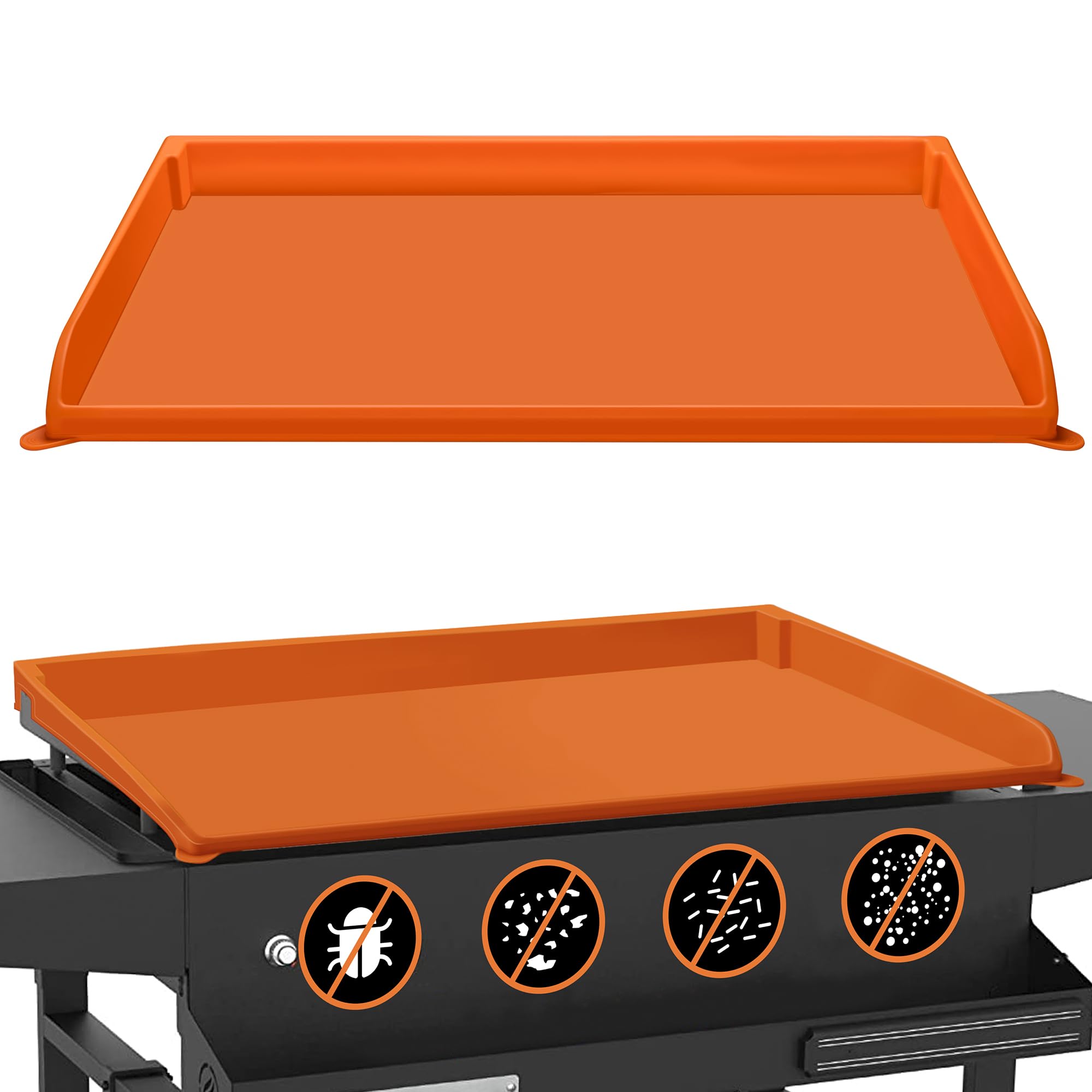 NancyL 36 Inch Silicone Griddle Cover for Blackstone, Full-Wrap 36" Griddle Mat Protective Grill for Blackstone Protector Accessories Kit, Protect from Rust, Rodents, Insects, Debris