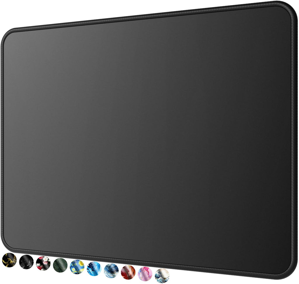 Essential Office & Gaming Mouse Pad, 30% Larger, 8.5” x 11” in, Black