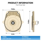Kolasina 25357-300-000 074564 Seal Plate Fits for Pentair Whisperflo Intelliflo Swimming Pool Pump with Seal Plate Gasket & Shaft Seal PS-1000 & Drain Plugs 071131-192115