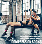 FuelMeFoot 3 Pack Copper Compression Socks - Compression Socks Women & Men Circulation - Best for Medical,Running,Athletic