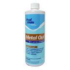 Pool Mate 1-Quart 4-Pack Concentrated Metal Out Stain and Mineral Inhibitor, Pool Metal Remover, Stain Remover, Made in USA