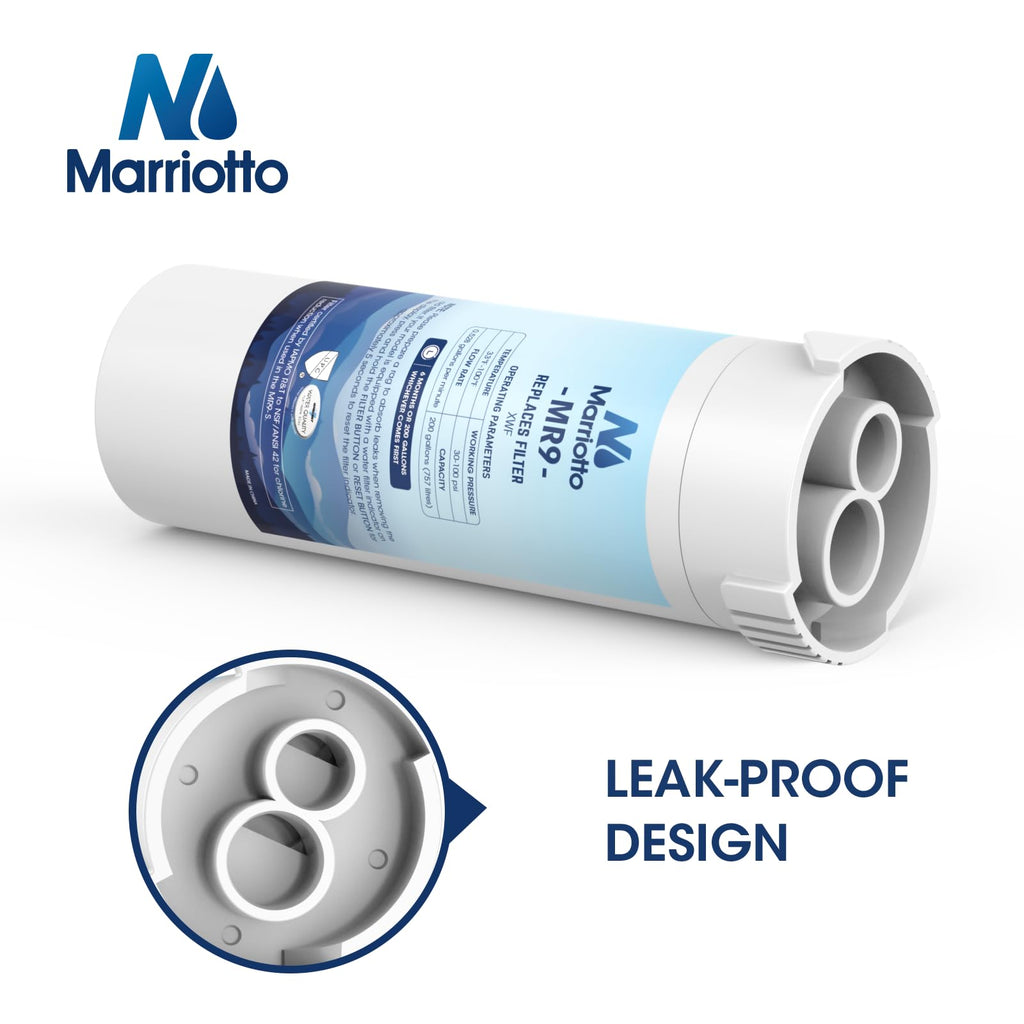 MARRIOTTO XWF Water Filter Replacement for GE XWF Refrigerator Water Filter, 3 Pack (Not XWFE)