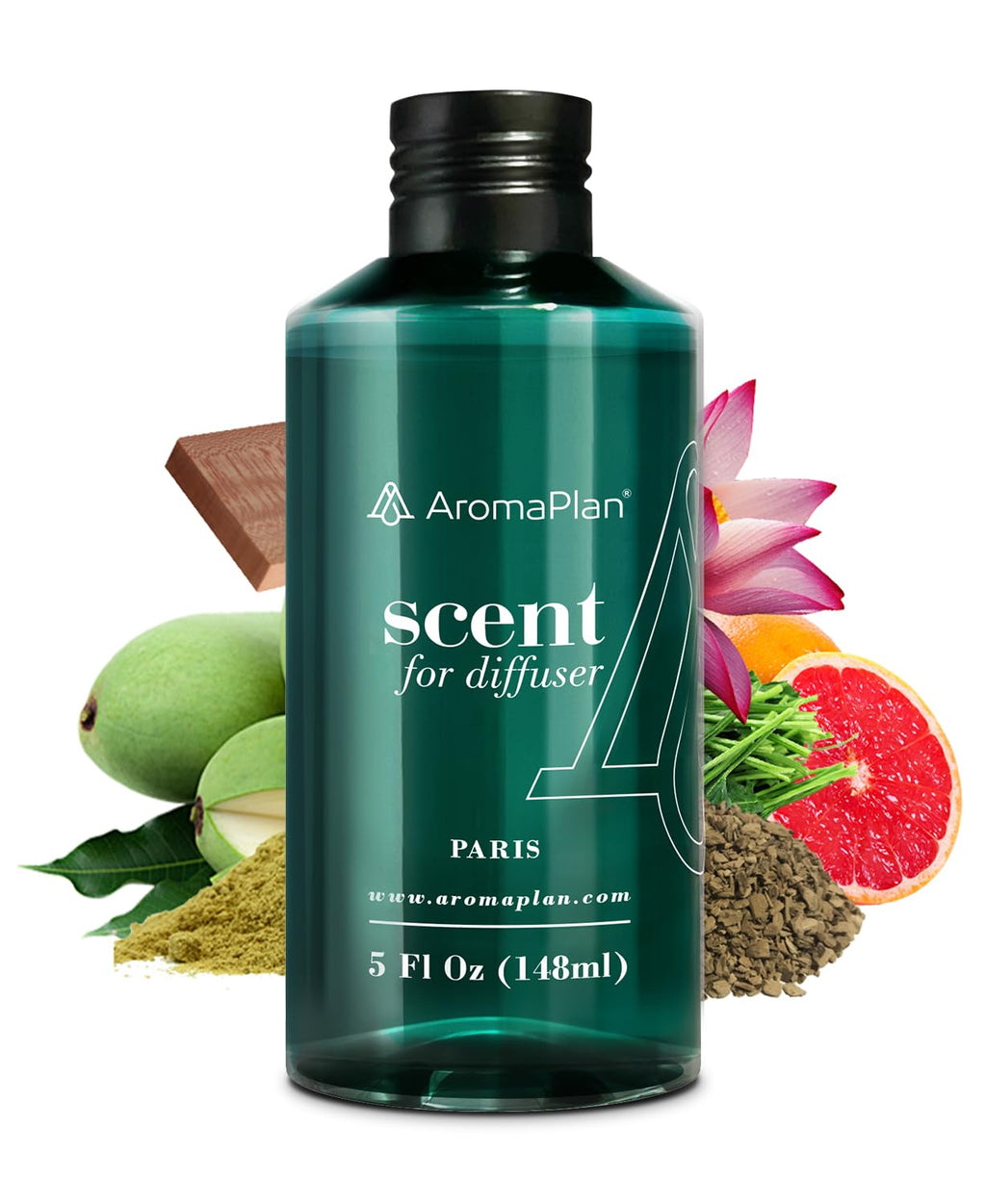 Aromaplan Hotel Scents Paris 5 Fl Oz, USA Fragrance- Home Luxury Aroma & Hotel Collection Diffuser Oil- Hotel Diffuser Oil for Aromatherapy- USA Made, Bigger Bottle, Bolder Aroma & Longer Lasting