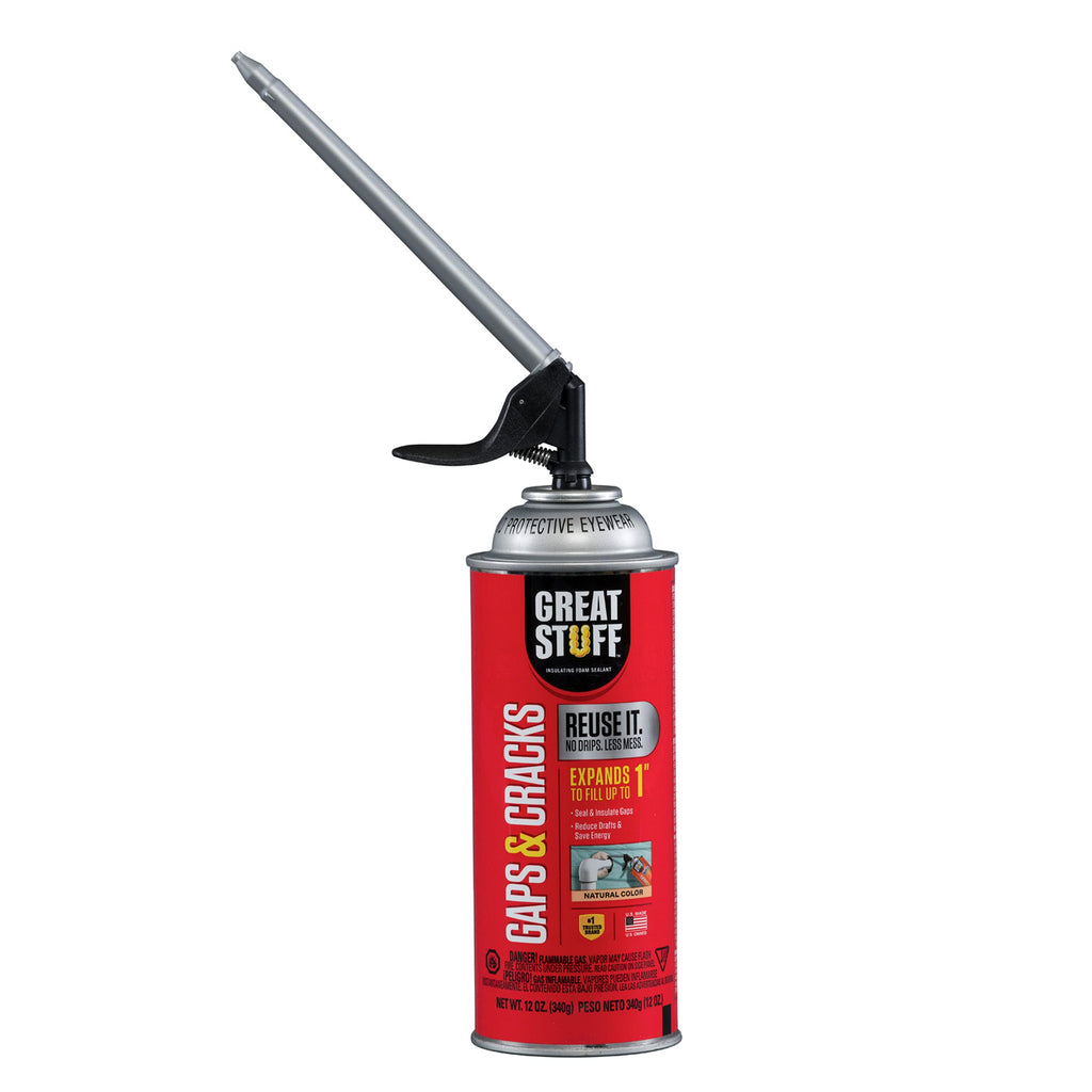 Stuff-fit Copper Mesh for Pest Control (30 Foot) + Great Stuff Gaps & Cracks Foam Sealant (12 oz)