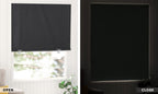 LazBlinds 100% Blackout Roller Shades, No Tools No Drill Cordless Blinds for Windows, Thermal Insulated UV Protection Privacy Window Shades for Bedroom (36''W x 72''H, Black)