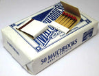 D.D. Bean & Sons 1200 Matchbooks, White, for Wedding Birthday Wholesale, Made in America, 24 Pack