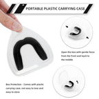 5 Pack Toddler Kids Youth Moldable Sports Mouth Guard with Case