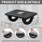 Foot Rest for Under Desk at Work - Ergonomic Foot Stools for Under Office Desk - Rocking Footrest with Roller Massager - Leg Rest for Chair, Computer Gaming -13" L x 9.6" W x 5" H