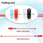 BBTO 4 Pieces Hearing Aid Clips Adjustable Hearing Aid Clip Holder Anti-Lost Hearing Aid Lanyard for Adults, 4 Colors (Single-Ear Style)