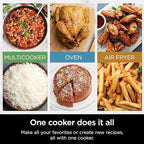 Ninja R-SFP701 14-in-1 Multicooker, Oven & Air Fryer, 15-Min Meals, 3 Accessories, Grey (Renewed)