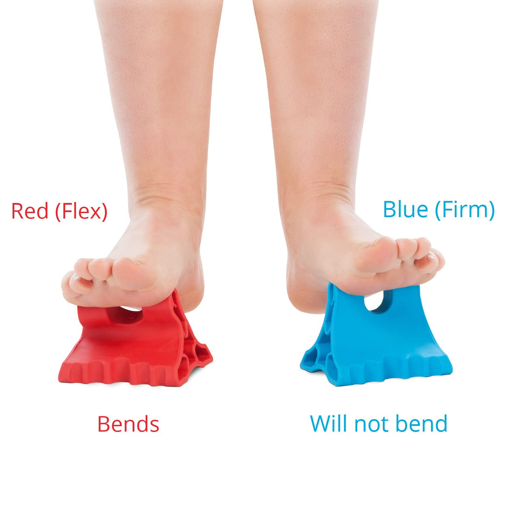 Davinici Tool Red & Blue -USA Made- Extra Firm Neck Tension Relief & Pressure Point Massage Tool - Occipital Release Tool - Cervical Traction Device- Suboccipital Release Device - Neck Stretcher